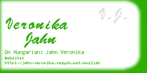 veronika jahn business card